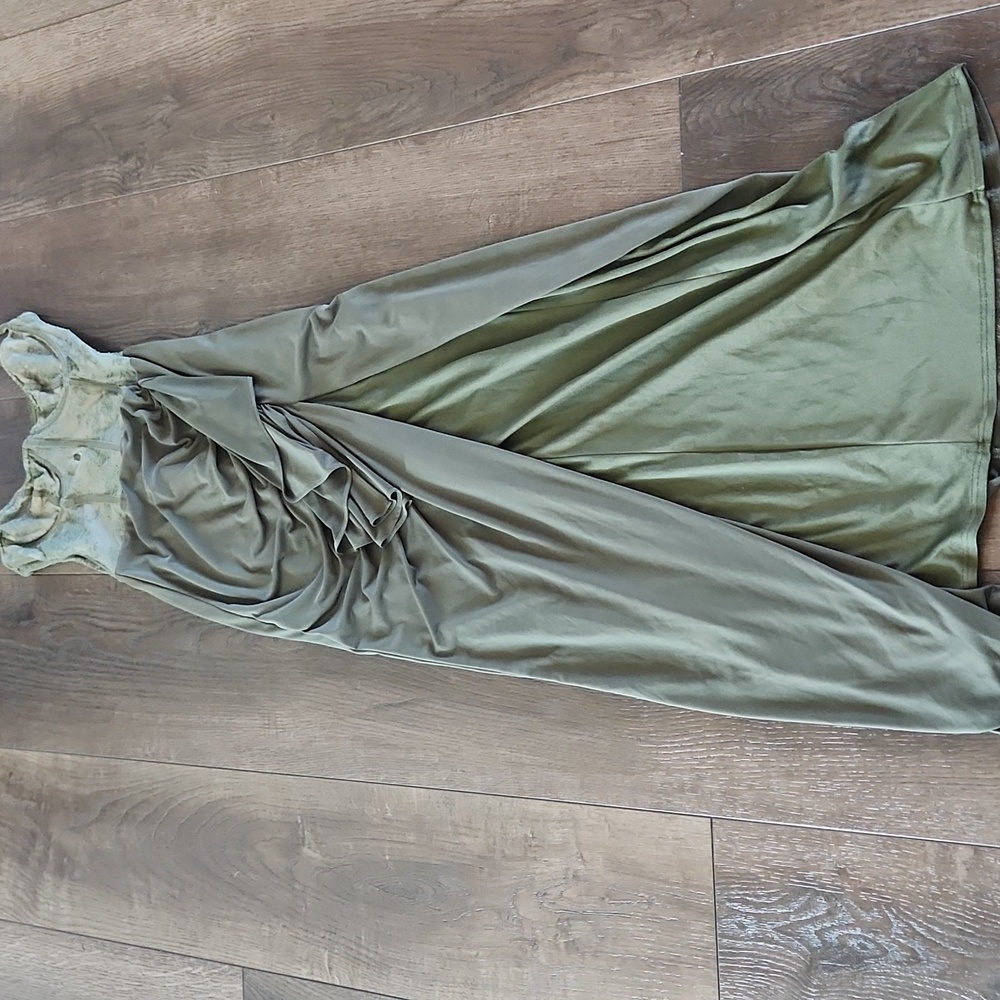 Katie May Willow Bustier Gown Green size Medium